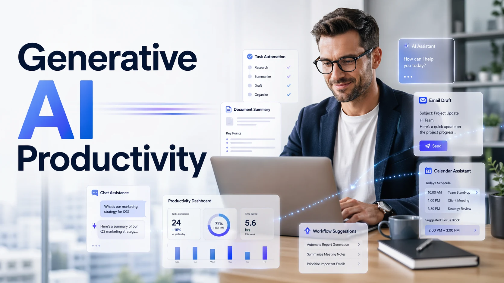 Generative AI Productivity with AI Assistants