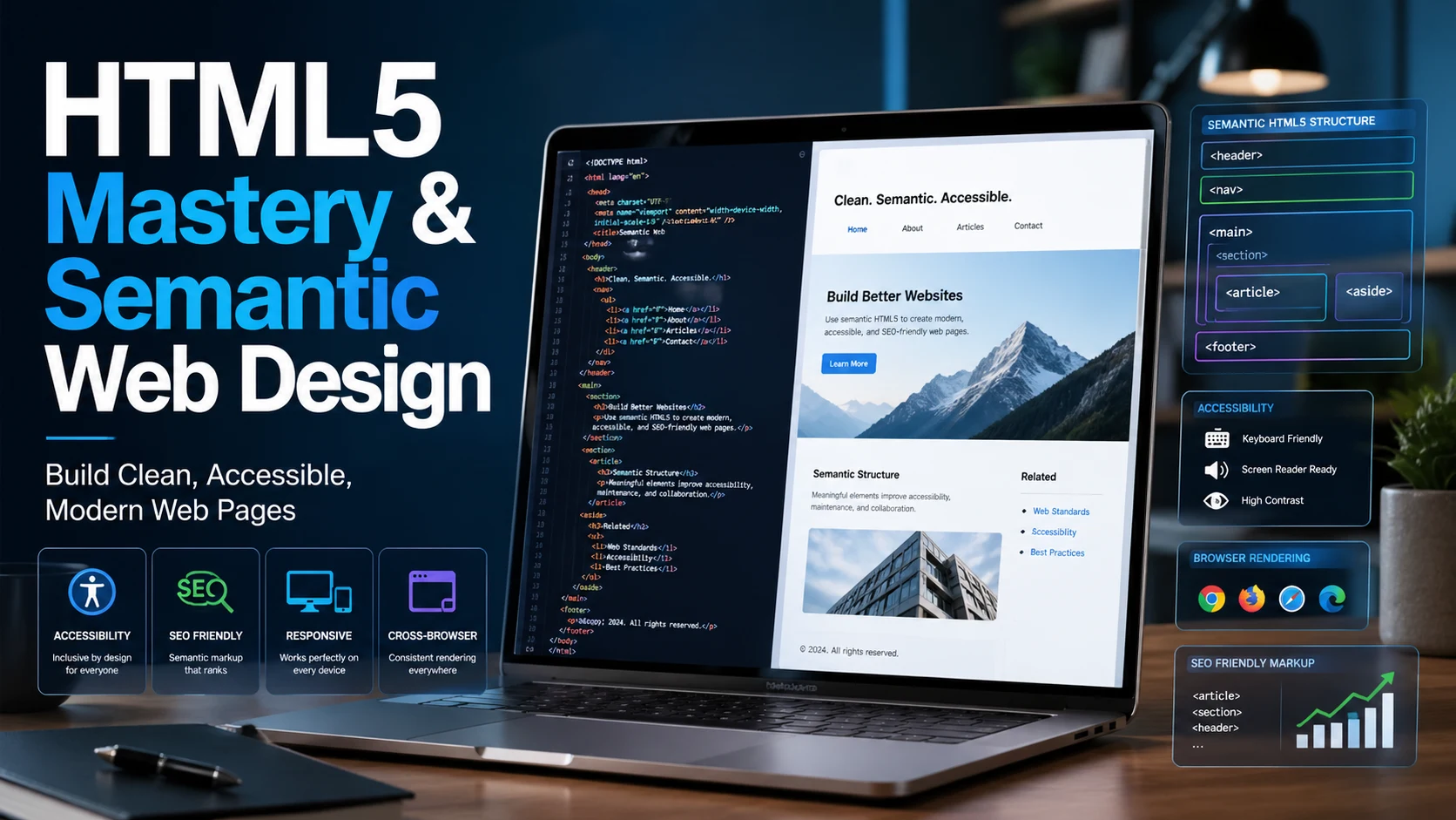 HTML5 Mastery & Semantic Web Design